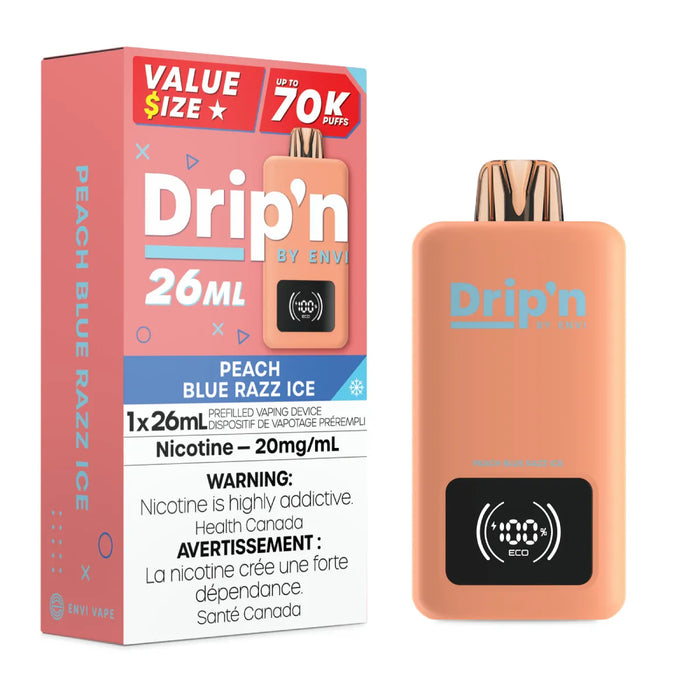 Drip’n 70k Peach Blue Razz Ice