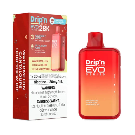 Drip’n Evo 28K Watermelon Cantaloupe Honeydew Ice
