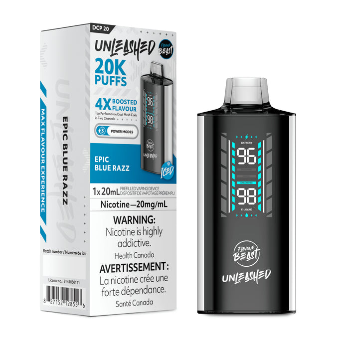 Flavour Beast 20K Unleashed Epic Blue Razz