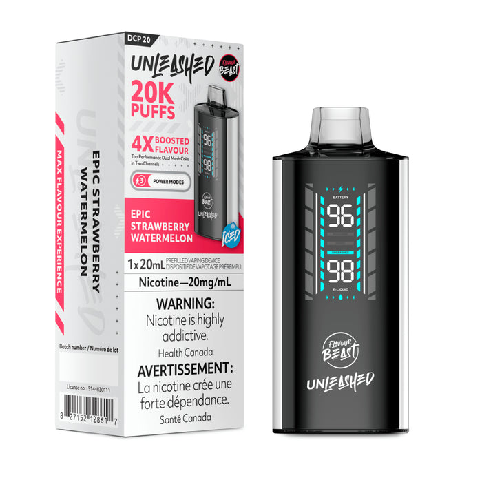 Flavour Beast 20K Unleashed Epic Strawberry Watermelon