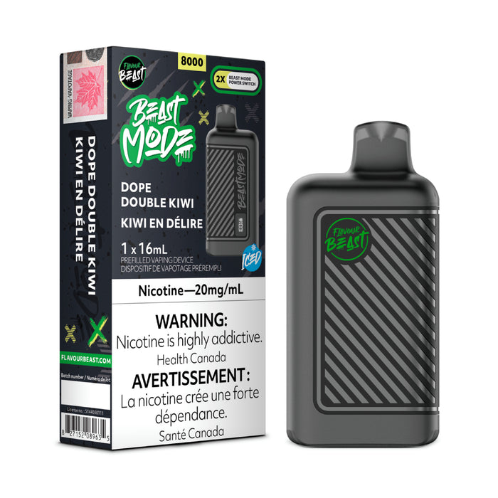 Flavour Beast Beast Mode 8K Disposable - Dope Double Kiwi Iced