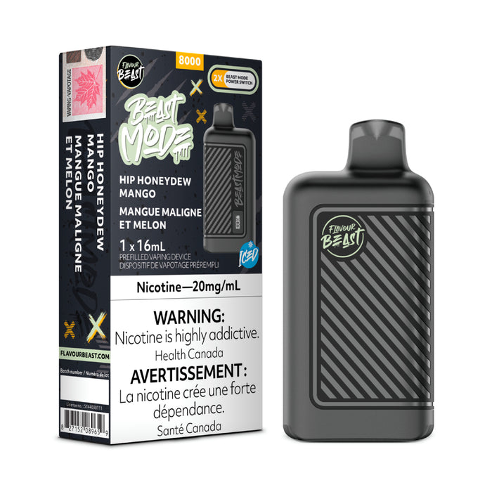 Flavour Beast Beast Mode 8K Disposable - Hip Honeydew Mango Iced