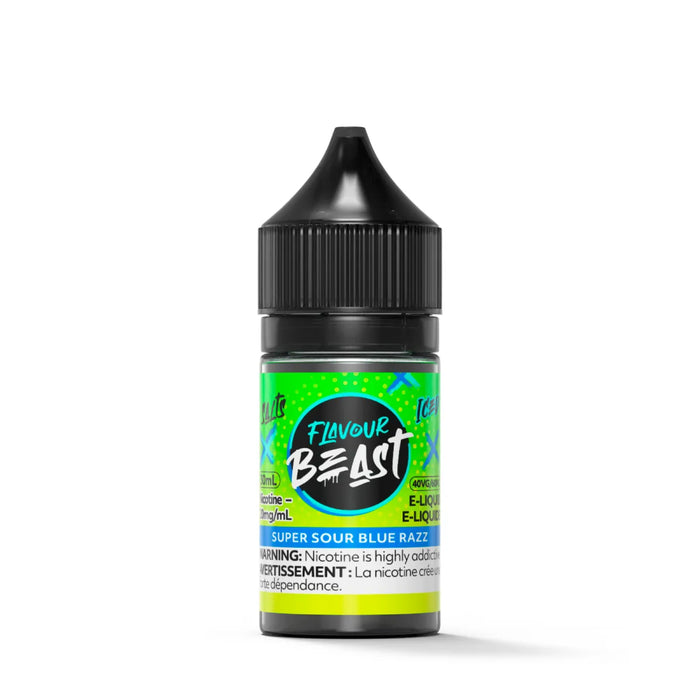 Flavour Beast E-Liquid - Super Sour Blue Razz Iced