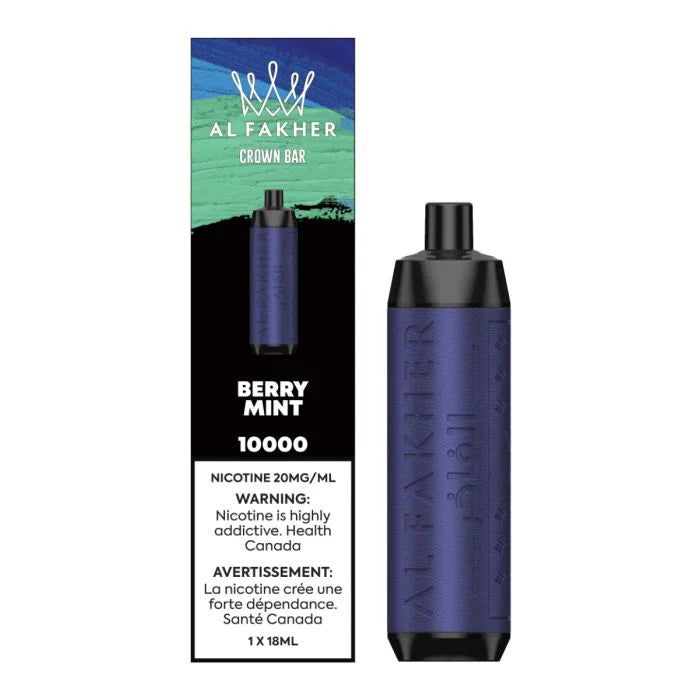 Al Fakher Crown Bar - Berry Mint - 10,000 Puffs
