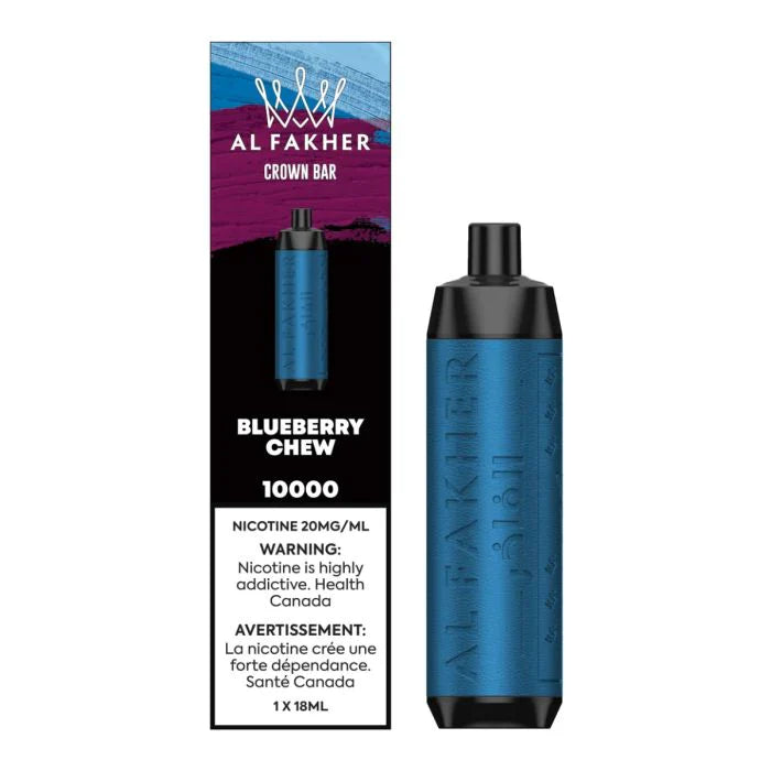 Copy of Al Fakher Crown Bar - Blueberry Chew - 10,000 Puffs