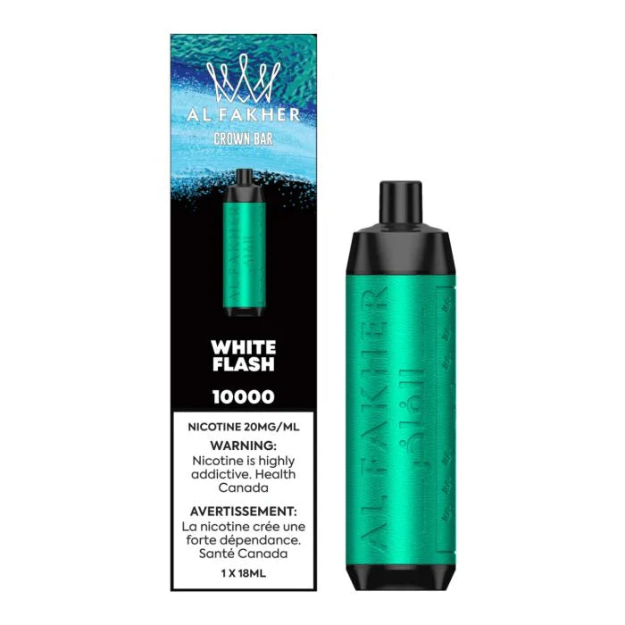 Al Fakher Crown Bar - White Flash - 10,000 Puffs