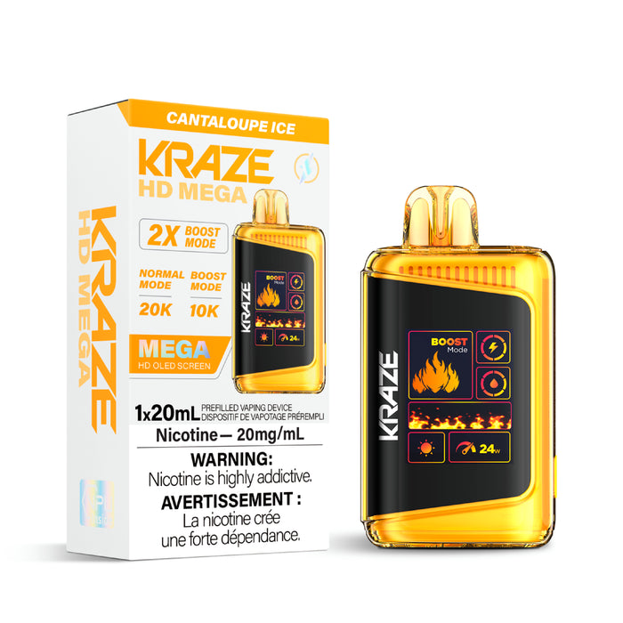 Kraze HD Mega 20k Cantaloupe Ice