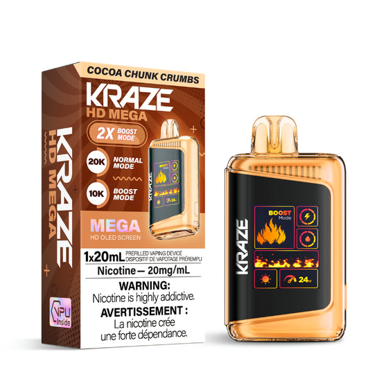 Kraze HD Mega 20k Cocoa Chunk Crumbs