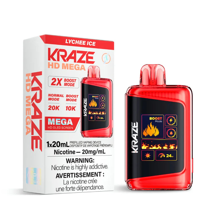 Kraze HD Mega 20k Lychee Ice