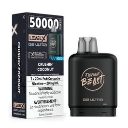 Flavour Beast Level X Boost G2 50K Crushin’ Coconut Ice