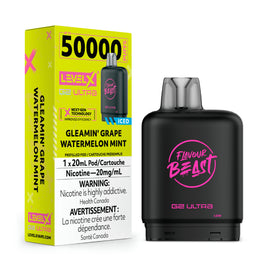 Flavour Beast Level X Boost G2 50K Gleamin’ Grape Watermelon Mint Iced