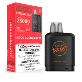 Flavour Beast Level X Boost 25K Loco Cocoa Latte