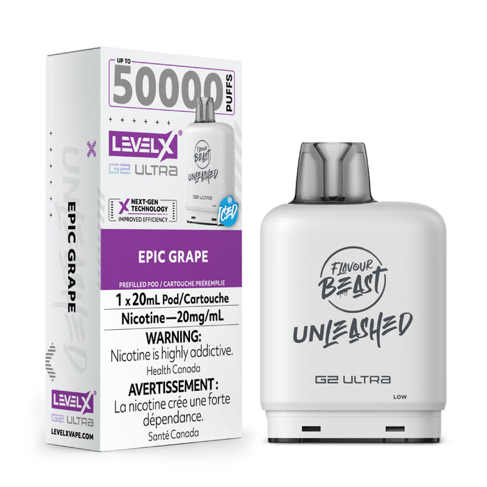 Flavour Beast Level X Unleashed 50K Epic Grape