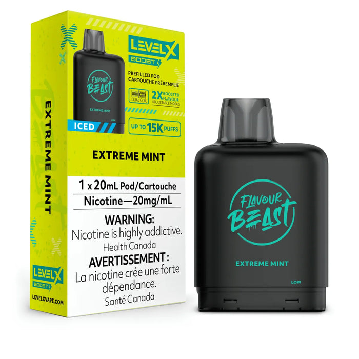 Flavour Beast Level X Boost 25K Extreme Mint