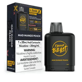 Flavour Beast Level X Boost 25K Mad Mango Peach