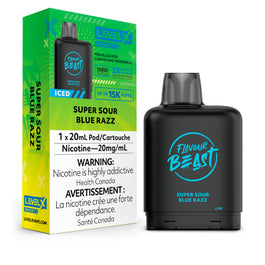 Flavour Beast Level X Boost 25K Super Sour Blue Razz