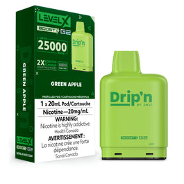 Flavour Beast Level X Boost Drip’n 25K Green Apple