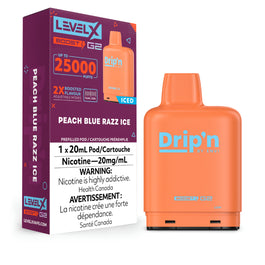 Flavour Beast Level X Boost Drip’n 25K Peach Blue Razz Ice