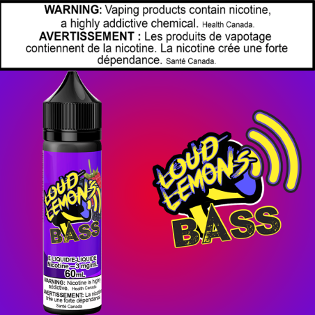 Loud Lemons Bass 60ml Excised