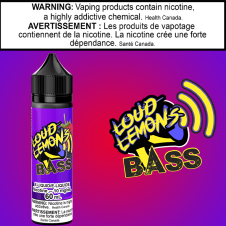 Loud Lemons Bass Salt 60ml Excised