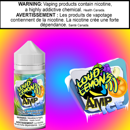 Loud Lemons Ice Amp 100ml Excised