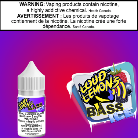 Loud Lemons Ice Bass 30ml Excised