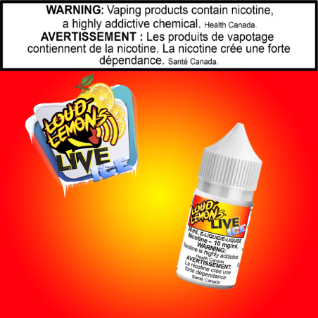 Loud Lemons Ice Live Salt 30ml Excised