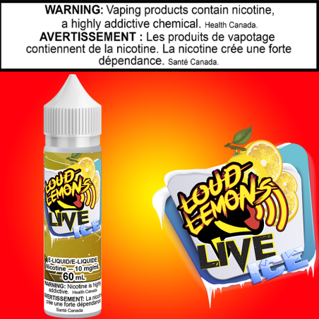 Loud Lemons Ice Live Salt 60ml Excised