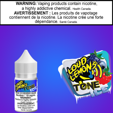 Loud Lemons Ice Tone Salt 30ml Excised