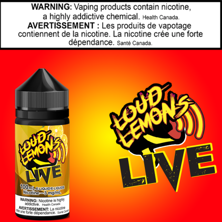Loud Lemons Live 100ml Excised