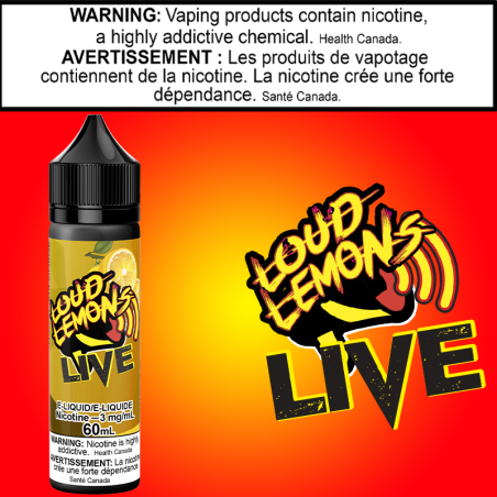 Loud Lemons Live 60ml Excised