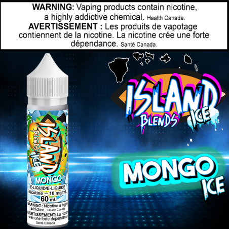 Island Blends MONGO Iced Salts 60ml Excised