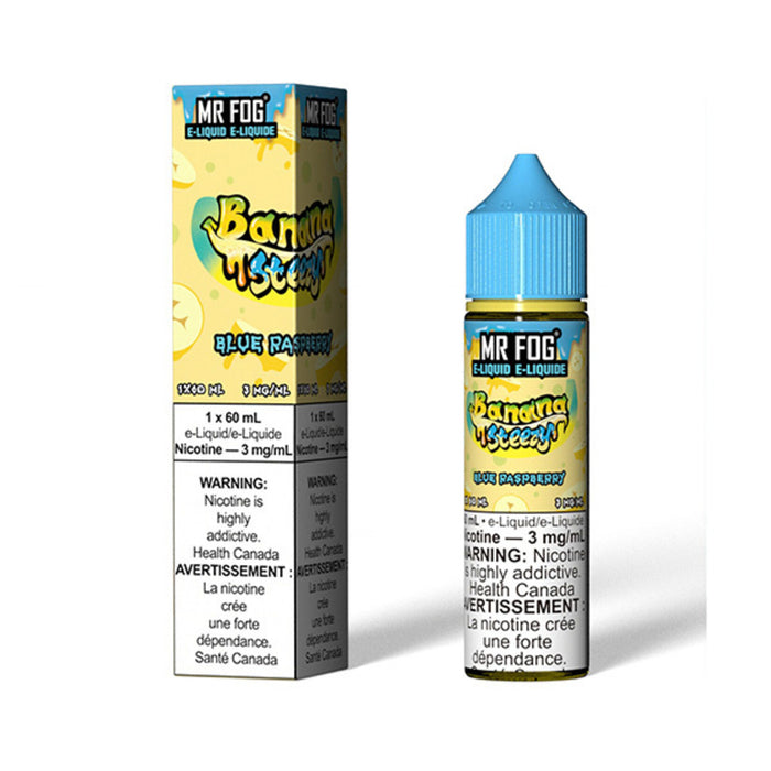 Mr Fog E-liquid Banana Steezy Blue Raspberry