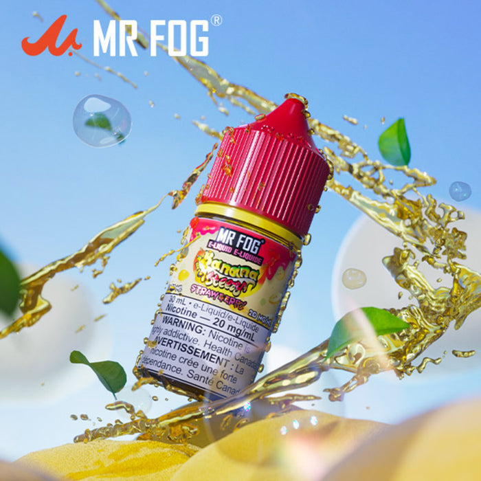 Mr Fog E liquid Salt 30ML Banana Steezy Strawberry