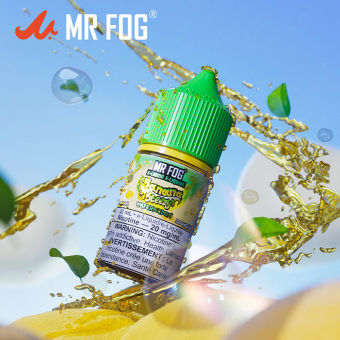 Mr Fog E liquid Salt 30ML Banana Steezy Watermelon