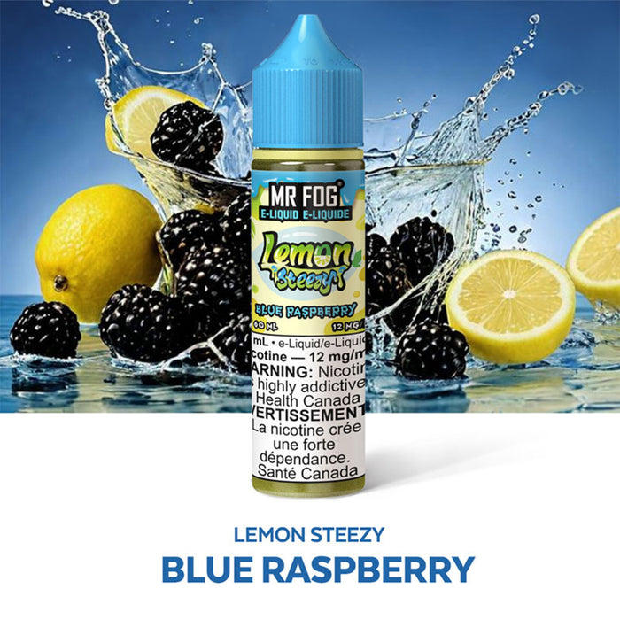 Mr Fog E-liquid Lemon Steezy Blue Rasberry