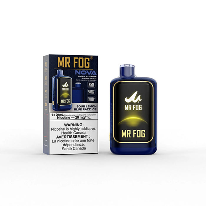 Mr Fog Nova Blue Razz Steezy Sour Lemon Ice