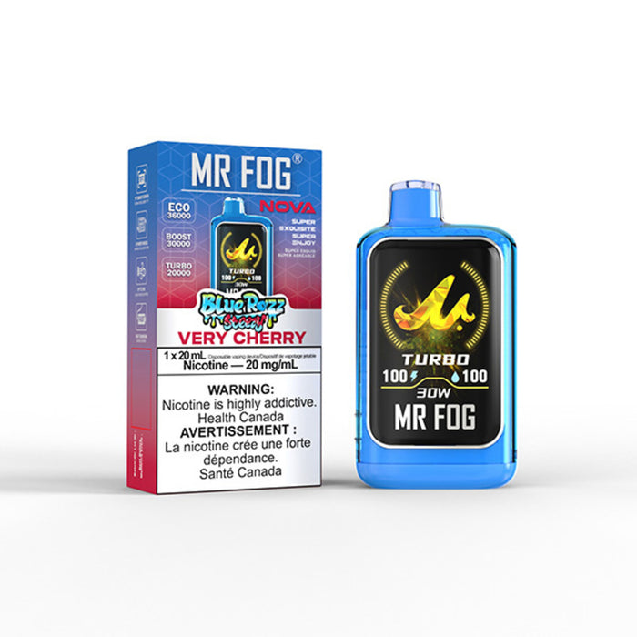 Mr Fog Nova Blue Razz Very Cherry Ice Steezy