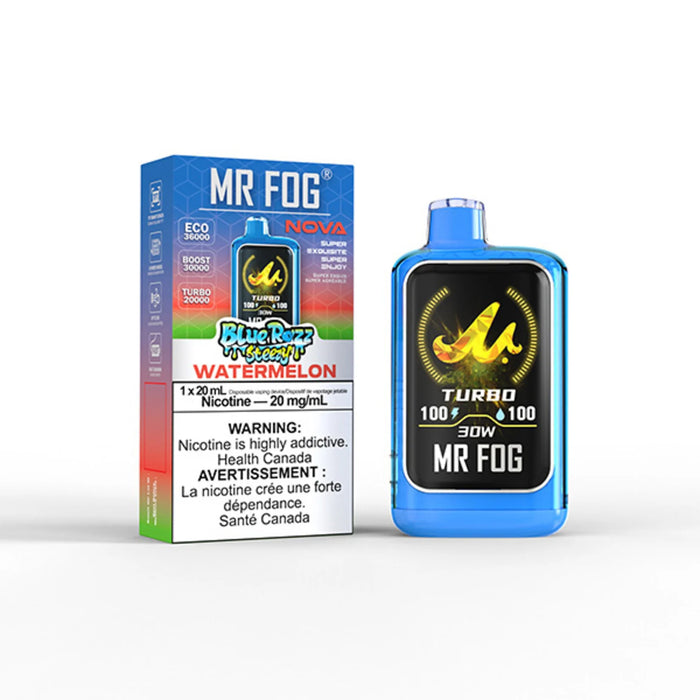 Mr Fog Nova Blue Razz Watermelon Steezy
