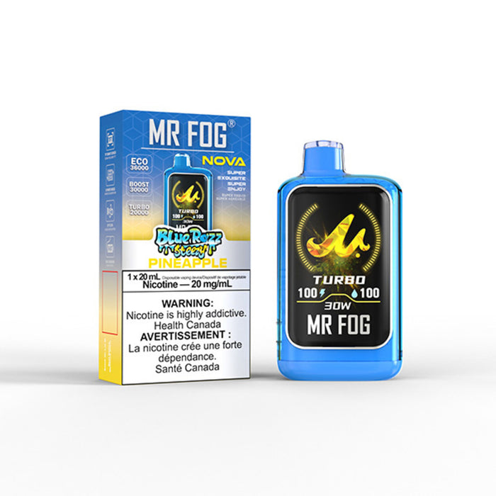 Mr Fog Nova Blue Razz Pineapple Steezy
