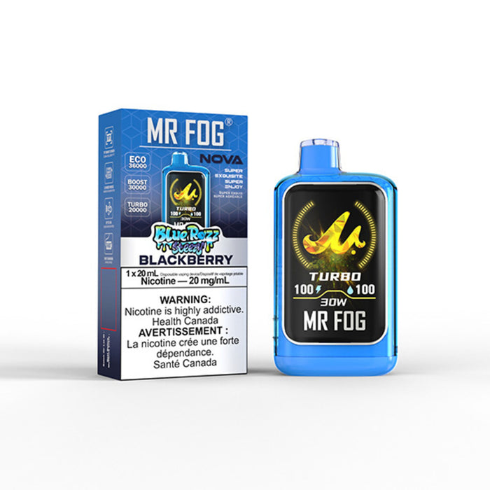 Mr Fog Nova Blue Razz Blackberry