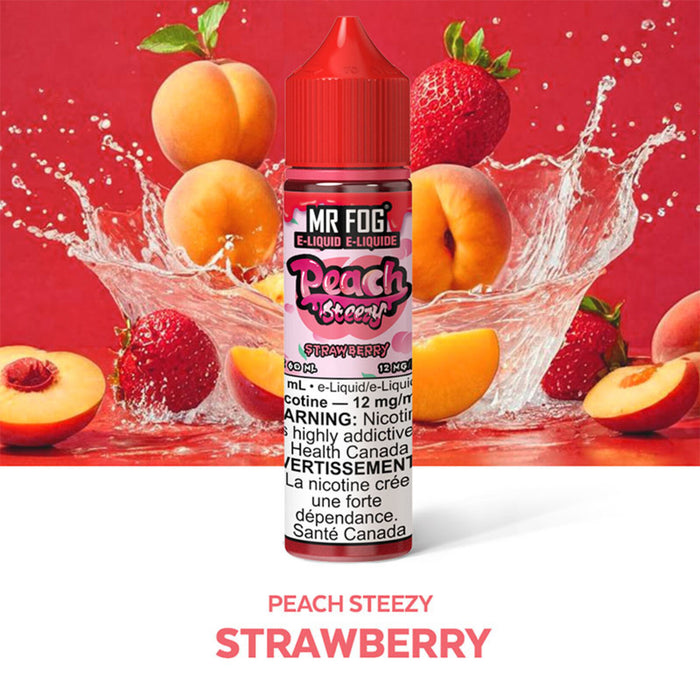 Mr Fog E-liquid Peach Steezy Strawberry
