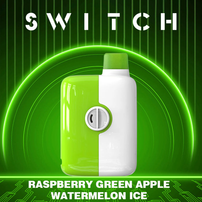 Mr Fog Switch (Excised) Raspberry Green Apple Watermelon Ice