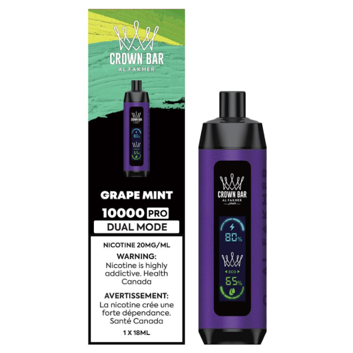 Crown Bar Al Fakher Pro Grape Mint