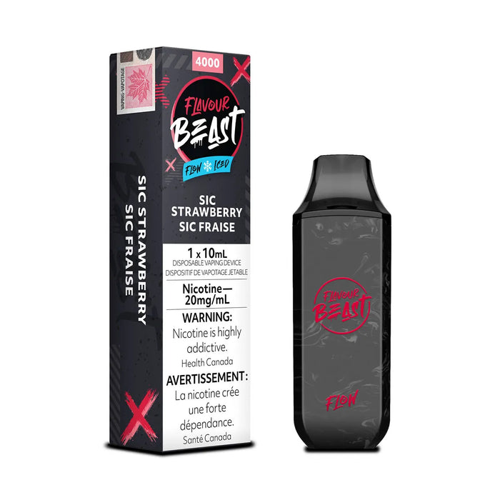 Flavour Beast Flow Disposable - Sic Strawberry Iced