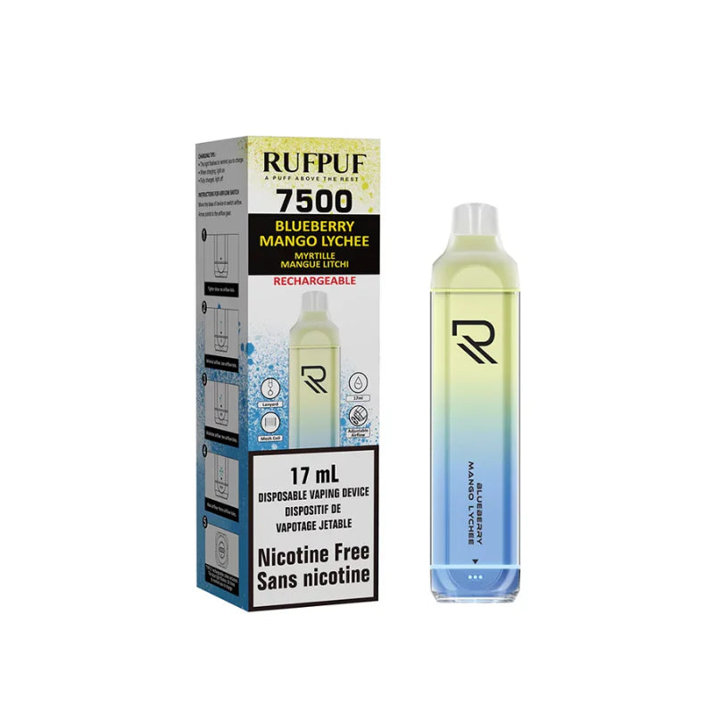 Zero Nic Rufpuf Blueberry Mango Lychee — YEG VAPES