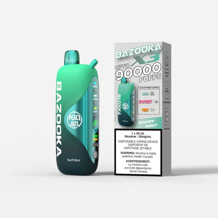 Bazooka 90,000K puff Banff Mint