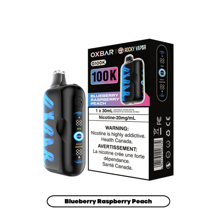 Oxbar 100k - Blueberry Raspberry Peach