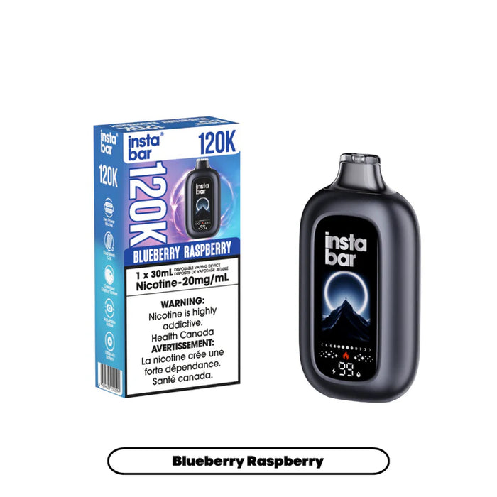 Instabar 120k - Blueberry Raspberry