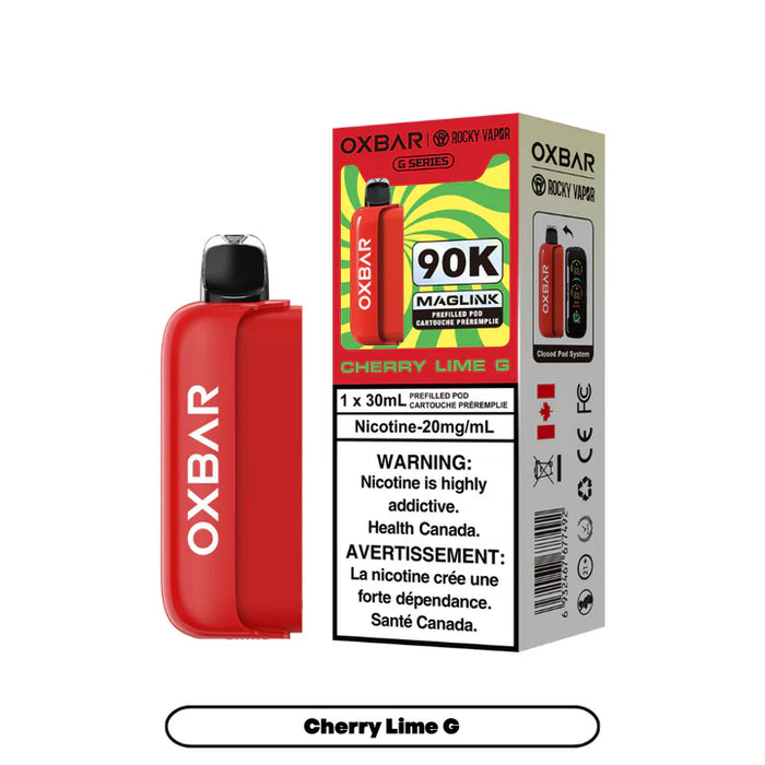 Oxbar 90k Maglink Pod - Cherry Lime G
